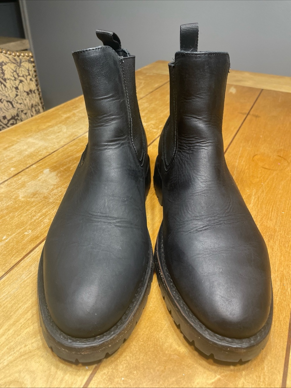 Thursday Boot Co Black Matte Chelsea Legend Boots Size 8.5 Excellent Condition! - Picture 2 of 16